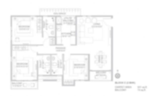 The Oasis Villa Floor Plan